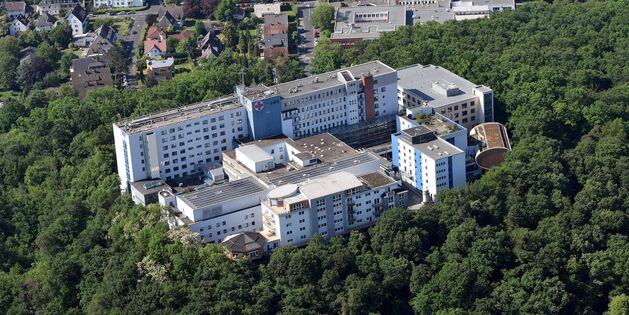 St. Vincenz-Krankenhaus Limburg Luftaufnahme Foto Luftaufnahme St. Vincenz-Krankenhaus Limburg
