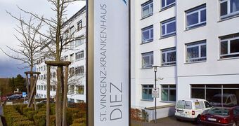 Eingang St. Vincenz-Krankenhaus Diez